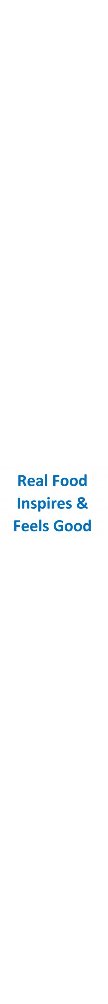 Real food inspires
